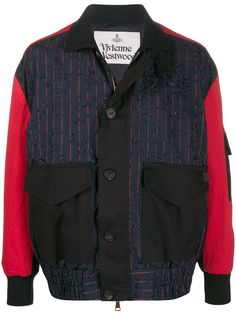 Vivienne Westwood куртка с контрастными рукавами