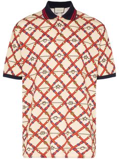 Gucci рубашка-поло с логотипом