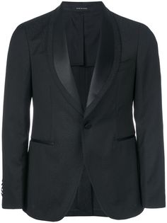 Tagliatore пиджак-смокинг с атласными лацканами