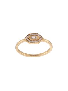 Azlee золотое кольцо с бриллиантами