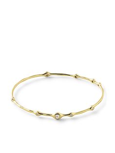 IPPOLITA золотой браслет-бэнгл Stardust Superstar 9 с бриллиантами