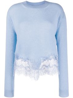 Ermanno Scervino джемпер с кружевными вставками