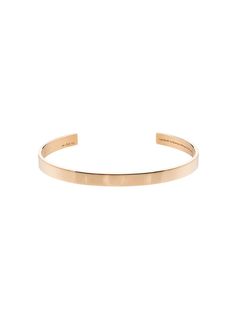 Le Gramme открытый браслет с логотипом