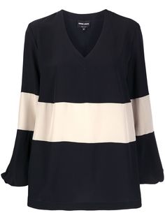 Giorgio Armani блузка в стиле колор-блок
