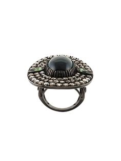 Monan кольцо с центральным камнем и бриллиантами