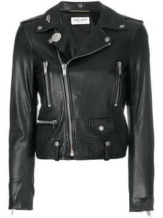 Saint Laurent байкерская куртка на молнии
