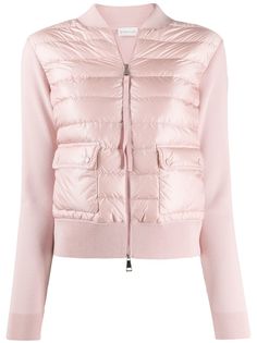 Moncler пуховик узкого кроя