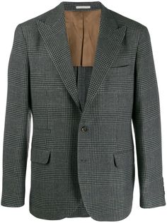 Brunello Cucinelli блейзер в клетку