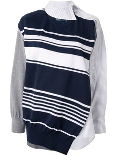 Kolor джемпер асимметричного кроя