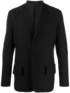 Yohji Yamamoto однобортный пиджак оверсайз