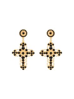 Dolce & Gabbana декорированные серьги с кристаллами