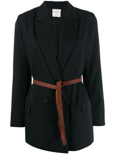 Forte Forte двубортный блейзер с поясом