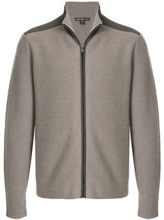 James Perse фетровый свитер на молнии