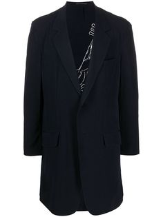 Yohji Yamamoto пиджак с вышивкой