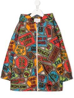 Gucci Kids куртка с принтом