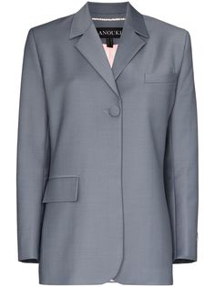 ANOUKI однобортный блейзер