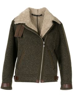 Muller Of Yoshiokubo куртка-бомбер из овчины