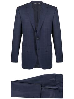 Canali клетчатый костюм-двойка