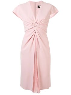 Paule Ka платье с драпировкой и V-образным вырезом