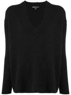 James Perse джемпер свободного кроя с V-образным вырезом