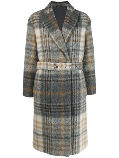 Brunello Cucinelli пальто в клетку