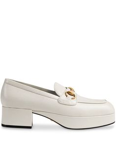 Gucci лоферы Horsebit на платформе
