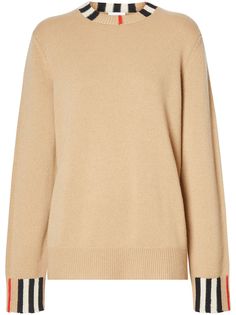 Burberry джемпер в полоску Icon Stripe