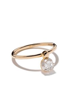 Hum золотое кольцо с бриллиантом