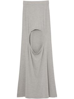 Burberry длинная юбка с асимметричным подолом