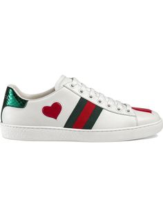 Gucci кроссовки Ace с контрастным декором