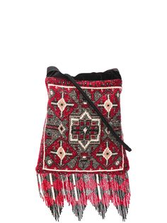 Etro клатч с бахромой