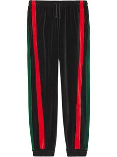 Gucci спортивные брюки из шенилла