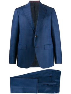 Etro костюм двойка прямого кроя