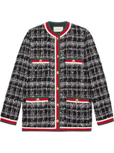 Gucci твидовый пиджак