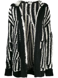 Saint Laurent трикотажный кардиган оверсайз
