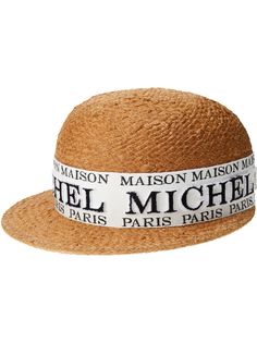 Maison Michel кепка Rie с вышитым логотипом