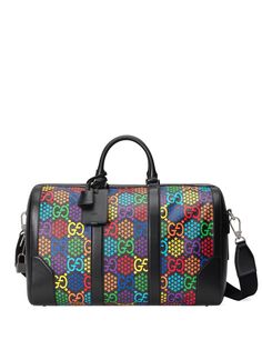 Gucci дорожная сумка с узором GG Psychedelic