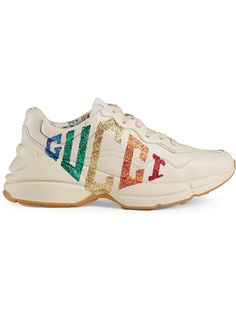 Gucci кроссовки Rhyton с логотипом