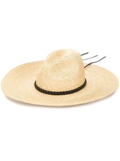 Saint Laurent шляпа-федора с широкими полями