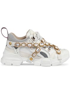 Gucci кроссовки Flashtrek со съемным декором