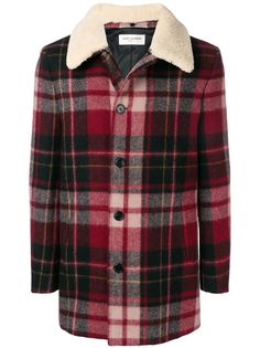 Saint Laurent куртка в клетку