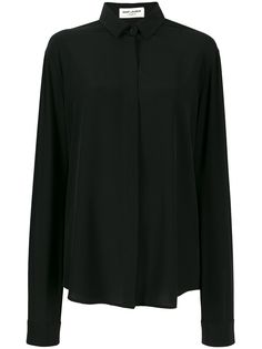 Saint Laurent атласная рубашка
