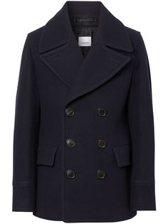 Burberry бушлат с широкими лацканами