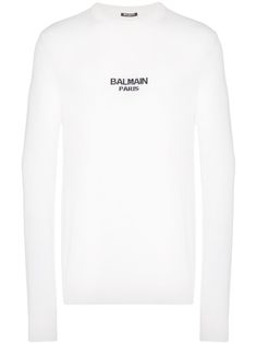 Balmain джемпер с логотипом