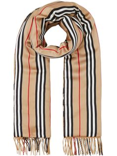 Burberry шарф в клетку Vintage Check и полоску Icon Stripe