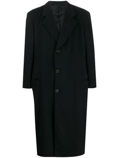 Giorgio Armani Pre-Owned однобортное пальто 1990-х годов