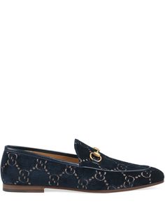 Gucci бархатные лоферы Gucci Jordaan GG
