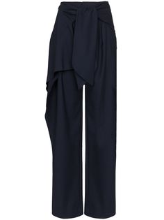 Chloé фланелевые брюки с завязкой