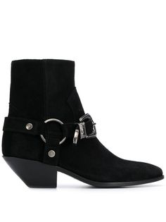 Saint Laurent ботильоны Campero с пряжкой