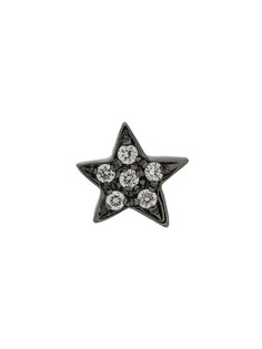 Carolina Bucci 18kt black gold diamond star earring